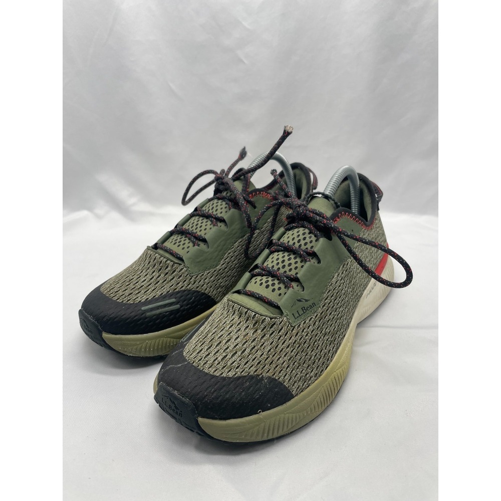 LL Bean Men's Dirigo‎ Sneaker Light Olive Lace Up Size 8.5 M - 518790